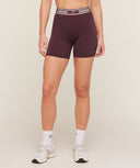 Waistband Logo Shorts Cherry Purple - Unmatched Kicks - GYMSHARK