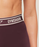 Waistband Logo Shorts Cherry Purple - Unmatched Kicks - GYMSHARK
