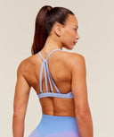 Washed Minimal Sports Bra light support Steady Purple/Wash - Unmatched Kicks-GYMSHARK