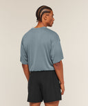 Washed Pastels T-Shirt oversized fit Stealth Blue/Wash - Unmatched Kicks-GYMSHARK