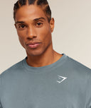 Washed Pastels T-Shirt oversized fit Stealth Blue/Wash - Unmatched Kicks-GYMSHARK