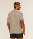 Weekend T-Shirt regular fit Cement Brown/Tinted White - Unmatched Kicks - GYMSHARK