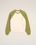 White And Green Cotton Knitted Ami De Coeur Sweatshirt - Unmatched Kicks - Ami Paris