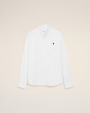 White Cotton Ami De Coeur Oxford Shirt - Unmatched Kicks - Ami Paris