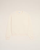 White Cotton Embossed Ami De Coeur Sweatshirt - Unmatched Kicks - Ami Paris