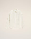 White Striped Cotton Ami De Coeur Boxy Shirt - Unmatched Kicks - Ami Paris