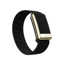 Whoop 5.0 / MG Superknit Luxe Obsidian with Gold Band (12 Month Subscription Included) - Unmatched Kicks - whoop