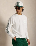 Wimbledon Big Fit Long-Sleeve T-Shirt White - Unmatched Kicks-ralph lauren
