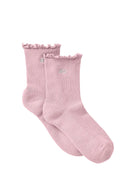 Women's Lettuce Edge Sock - Vintage Pink - Unmatched Kicks - ALO