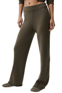 Wool Cashmere High - Waist New Class Wide Leg Pant - Olive Tree - Unmatched Kicks - ALO