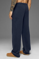 Wool Cashmere New Class Sweatpant Navy - Unmatched Kicks-ALO