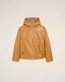 Yellow Cow Leather Hooded Jacket - Unmatched Kicks - Ami Paris