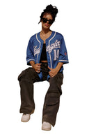 YOUNG LA 3002 - Grand Slam Baseball Jerseys Royal Blue - Unmatched Kicks - YOUNG LA