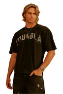 YOUNG LA 4146 - Scuffed Cloud Tees Black Wash - Unmatched Kicks - YOUNG LA