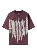 YOUNG LA 4156 - Revenge Tees Burgundy Wash - Unmatched Kicks - YOUNG LA