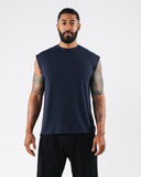Zero Accent Tank - Dark Navy - Unmatched Kicks - Alphalete