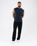 Zero Accent Tank - Dark Navy - Unmatched Kicks - Alphalete