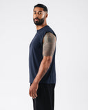 Zero Accent Tank - Dark Navy - Unmatched Kicks - Alphalete