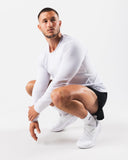 Zero Classic LS Tee 2pk - White - Unmatched Kicks - Alphalete
