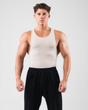 Zero Ribbed Tank 2pk - Cream - Unmatched Kicks - Alphalete