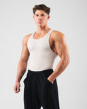 Zero Ribbed Tank 2pk - Cream - Unmatched Kicks - Alphalete