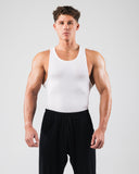 Zero Ribbed Tank 2pk - White - Unmatched Kicks - Alphalete