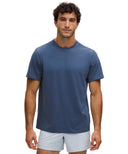 Zeroed In Short - Sleeve Shirt Blue Twill - Unmatched Kicks - LULULEMON